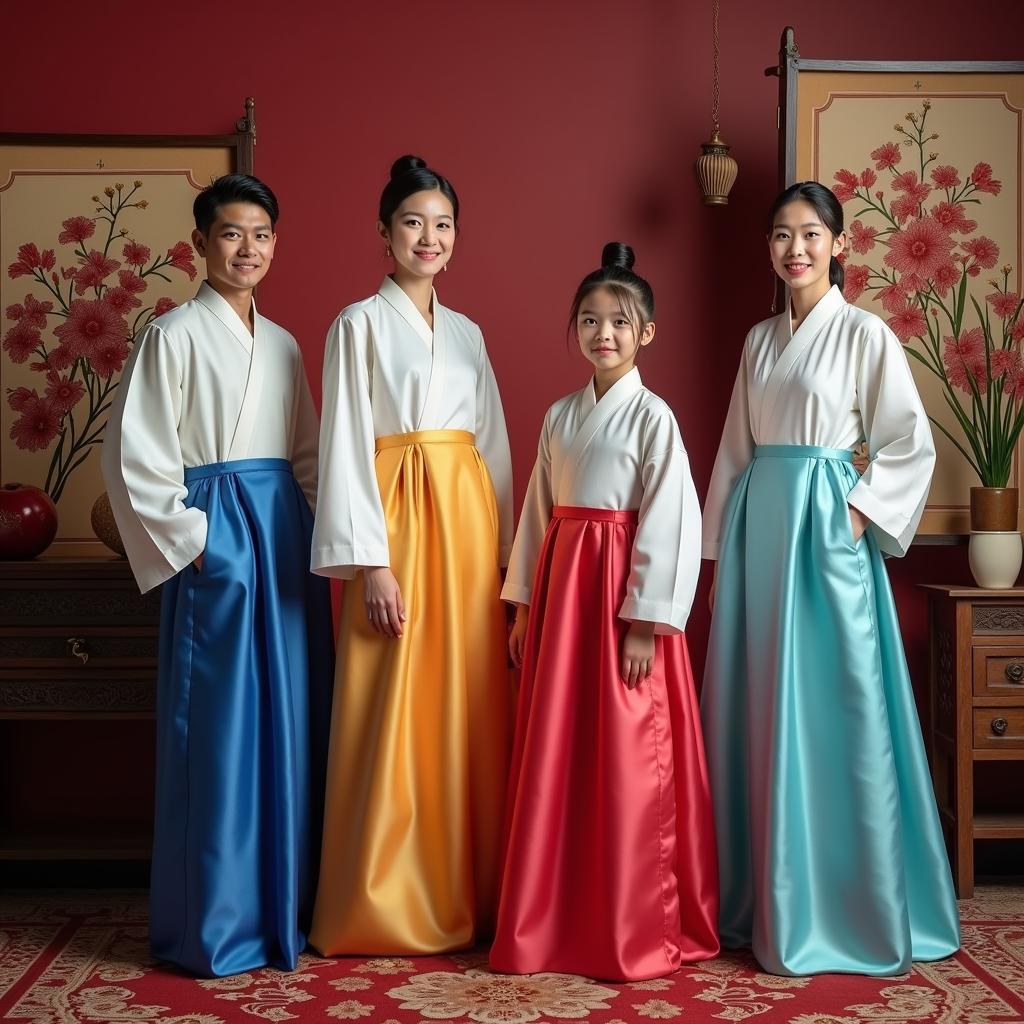 Bộ sưu tập các mẫu trang phục truyền thống Hàn Quốc đa dạng cho nam nữ và trẻ em tại TPHCM