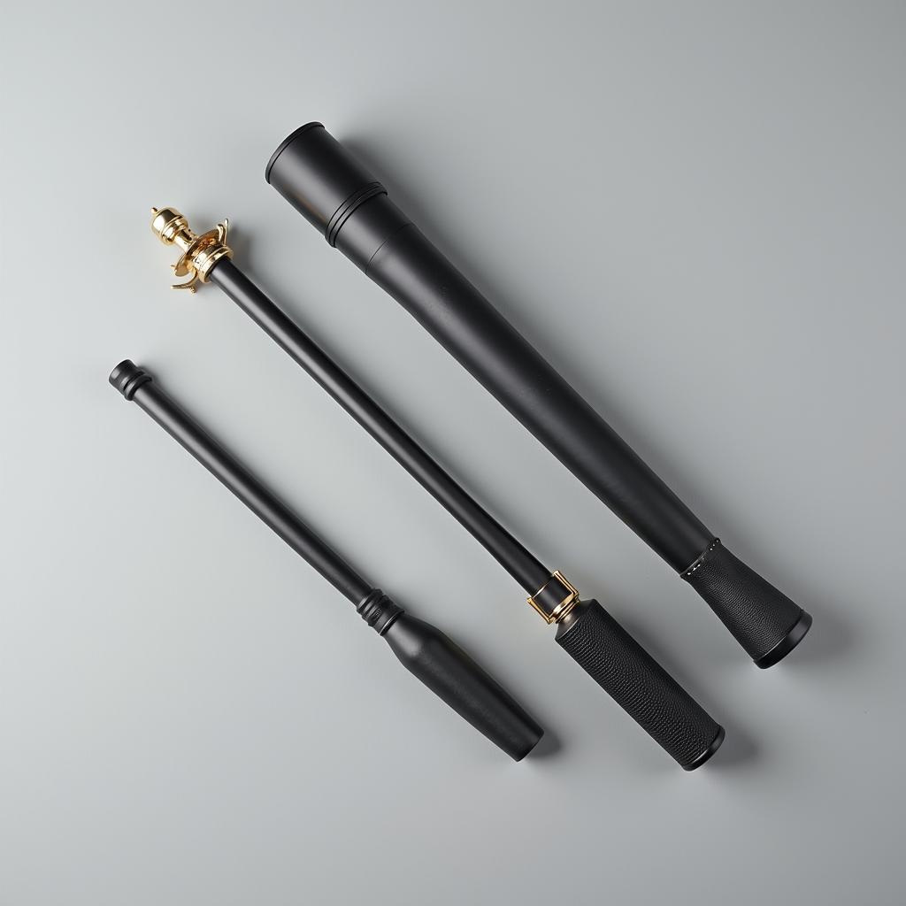 Các mẫu dùi cui cảnh sát đa dạng cho thuê tại Trang Phục Hàng Xanh TPHCM