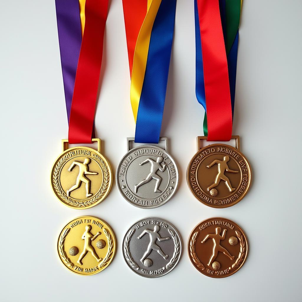 Bộ sưu tập các mẫu huy chương cho thuê tại TPHCM đa dạng chất liệu vàng, bạc, đồng