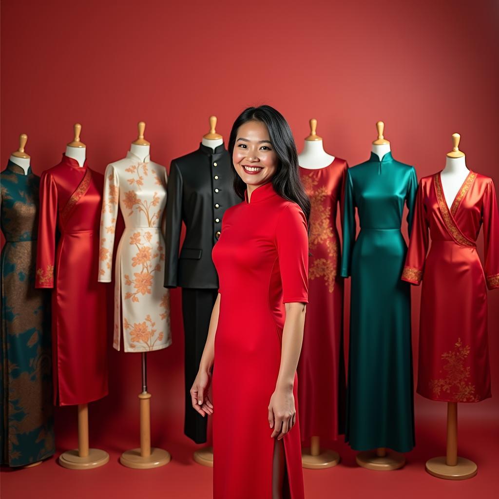 Bộ sưu tập các mẫu trang phục ngày Tết đẹp nhất cho thuê tại Trang Phục Hàng Xanh TPHCM