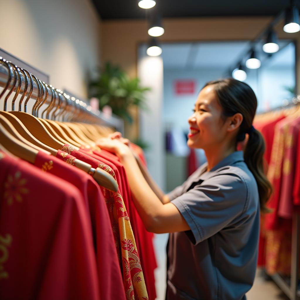 Trang phục truyền thống Thái Lan tại Trang Phục Hàng Xanh luôn đảm bảo sạch sẽ, thơm tho và chất lượng.