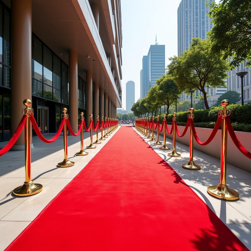 Dịch vụ cho thuê thảm đỏ sự kiện khai trương tại TPHCM sang trọng và chuyên nghiệp