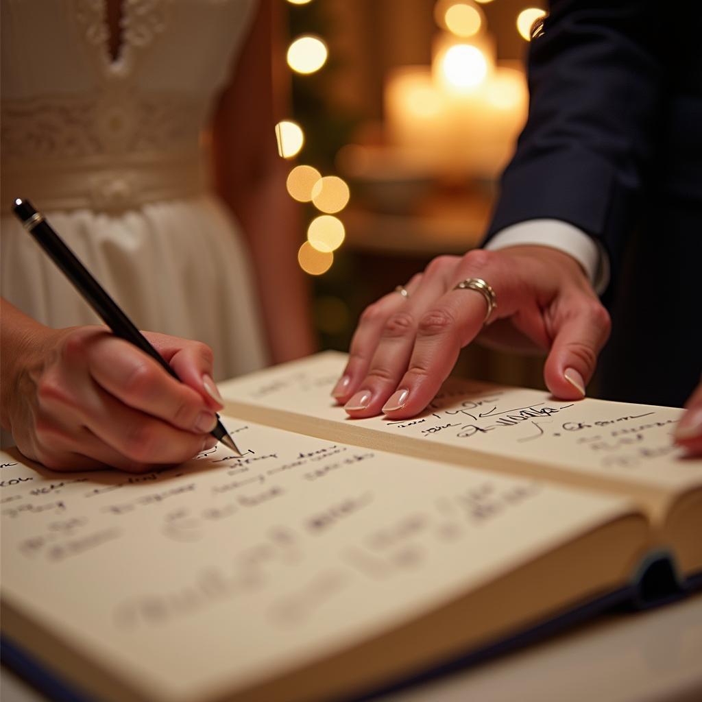 Khách hàng hài lòng khi sử dụng dịch vụ cho thuê sổ ký tên chuyên nghiệp của Trang Phục Hàng Xanh